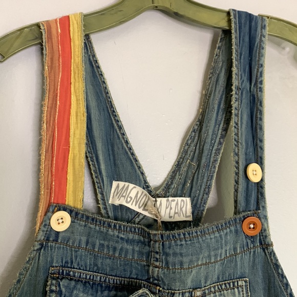 Magnolia Pearl Colorful Denim Overalls - Picture 2 of 9